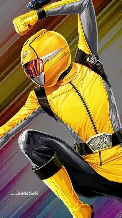ai character: yellow Ranger background