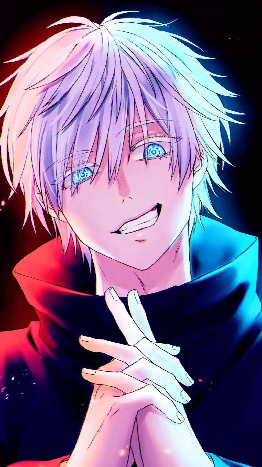ai character: Satoru gojo  background