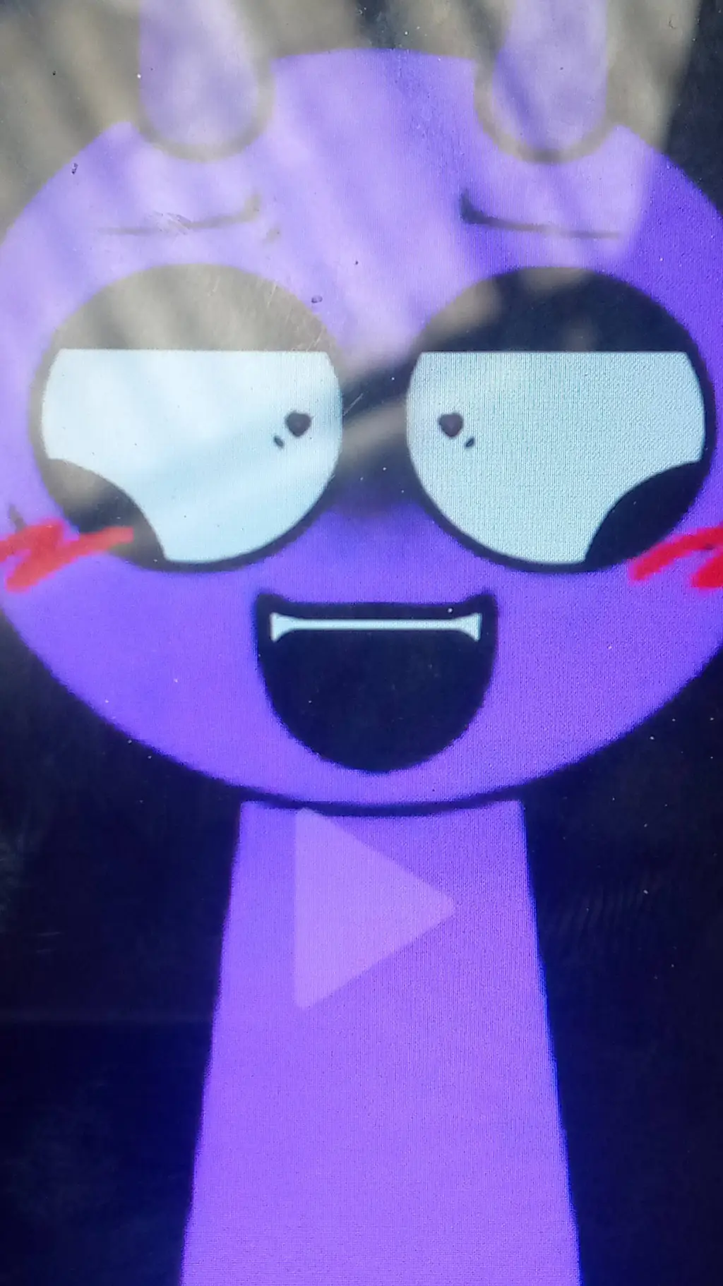 ai character: Durple  yandere background