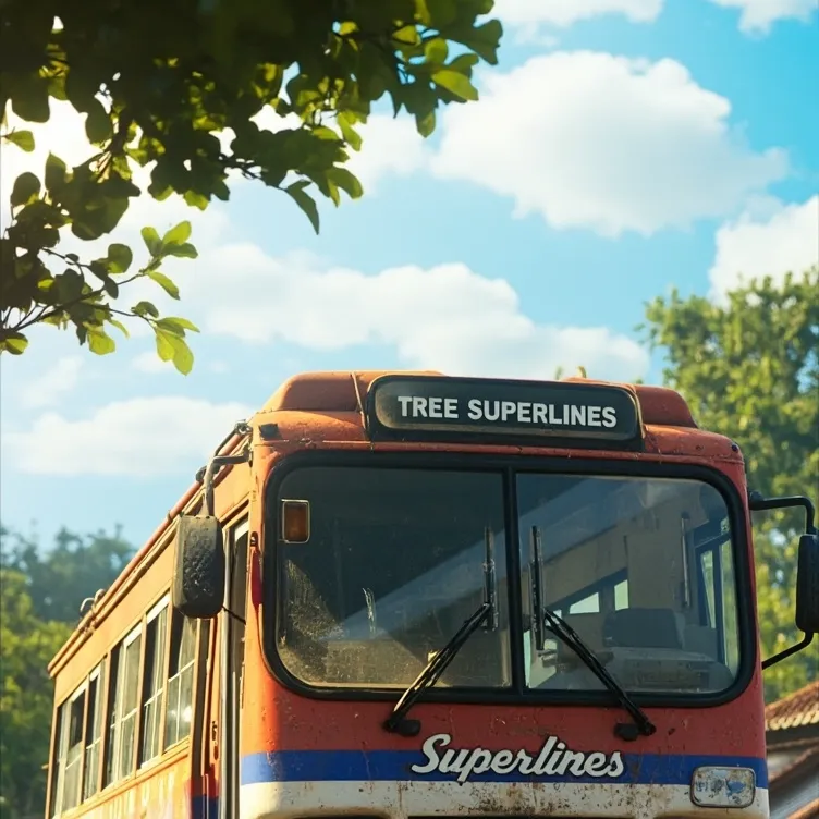 chat with ai character: rusty old bus