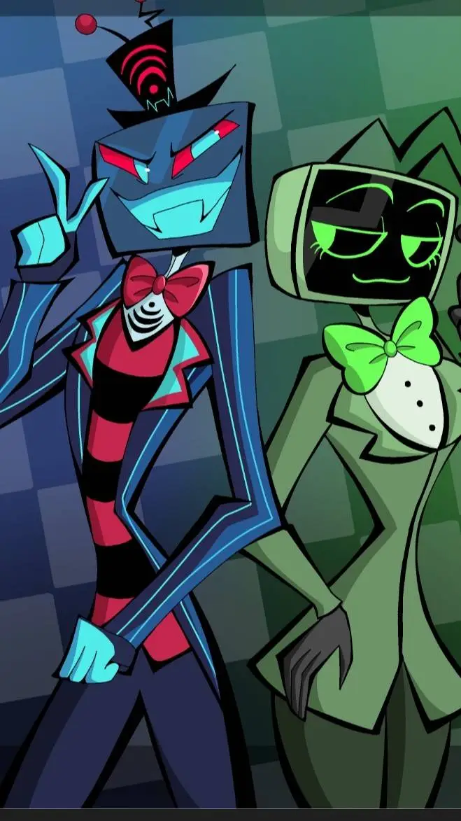 ai character: Vee meets Vox!? background