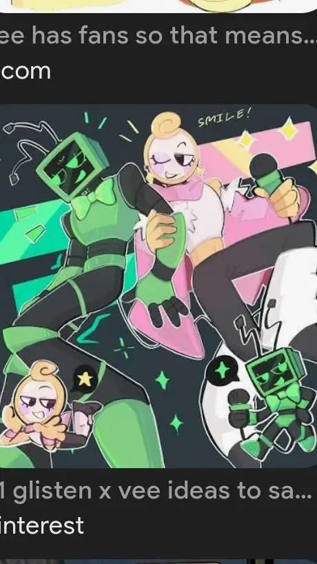 ai character: Glisten X Vee background