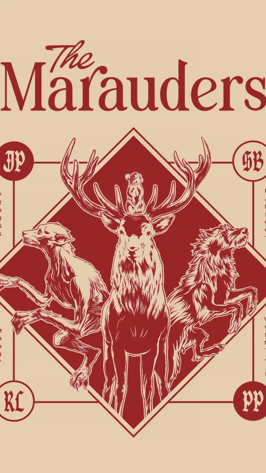 ai character: Marauders X Snape background