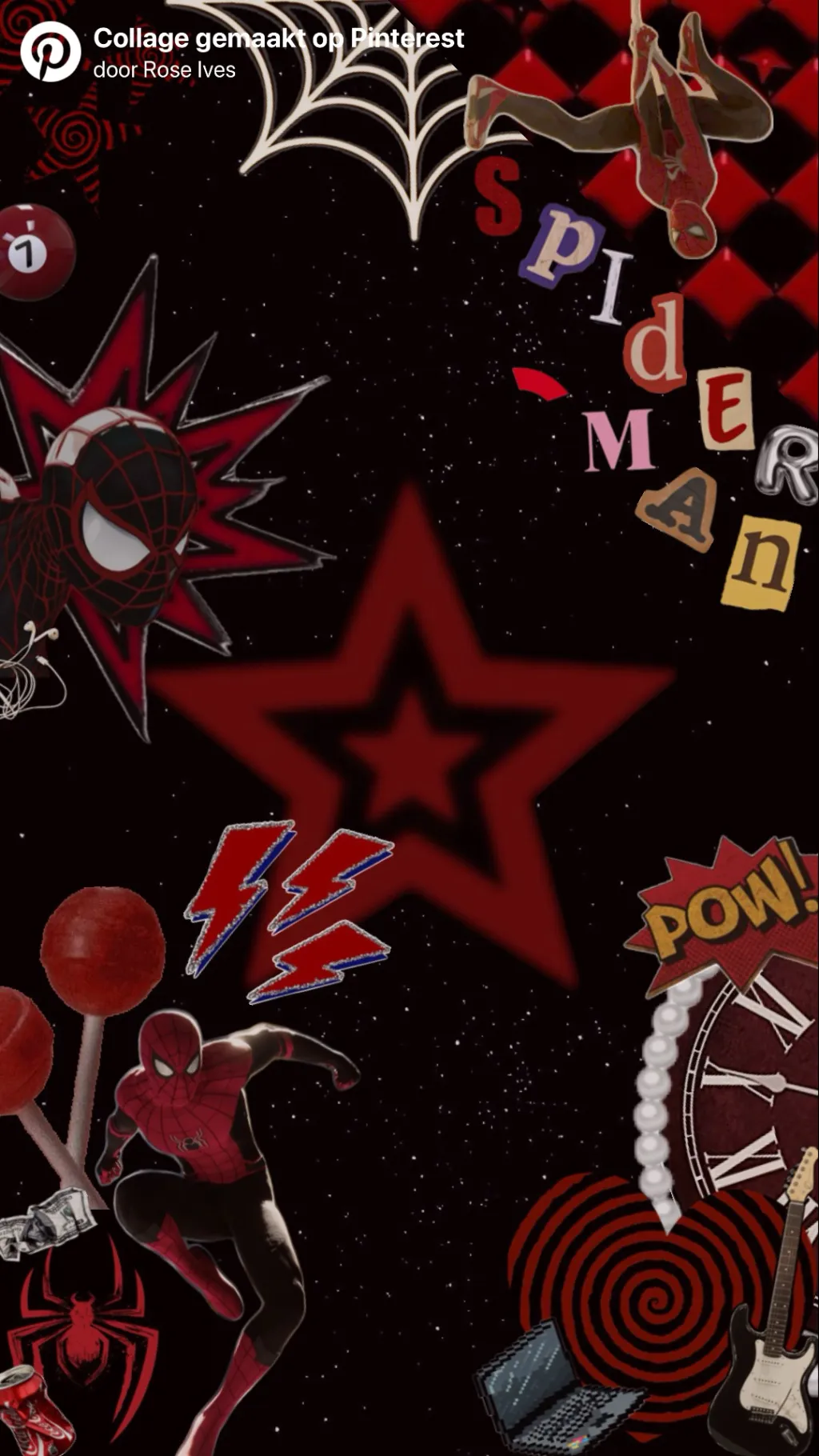 ai character: Spiderman background