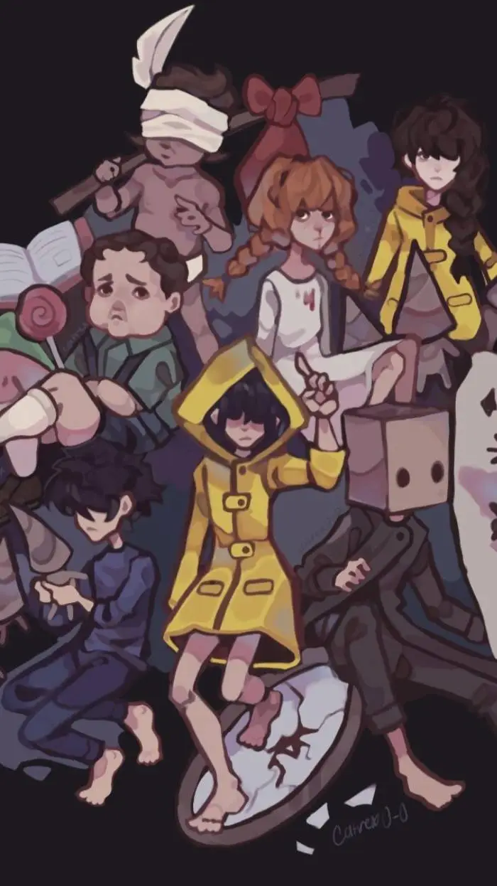 ai character: Little Nightnares2 background