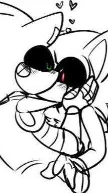 ai character: curse x metal background