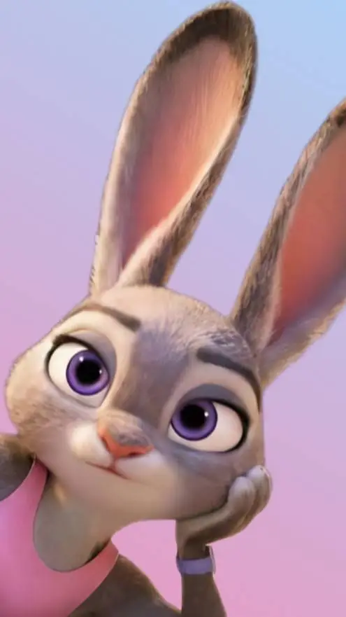 ai character: JUDY HOPPS  MÁMA background