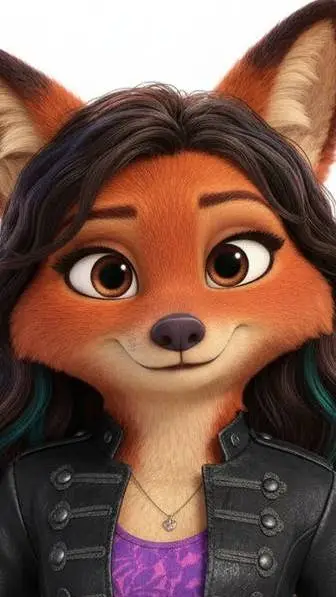 ai character: TORI FOX background