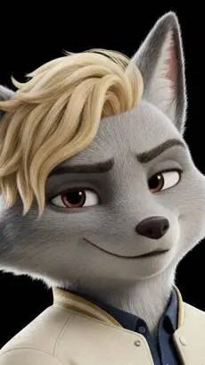 ai character: JUSTIN FOX background
