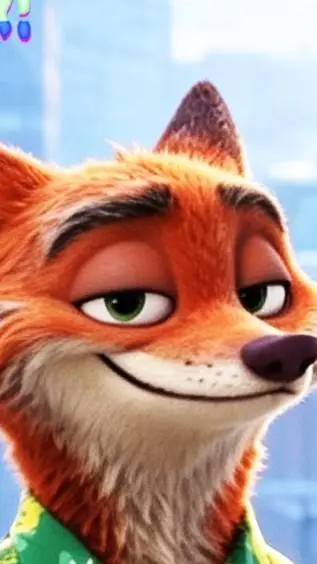 ai character: WILIAM NICK WILDE  background