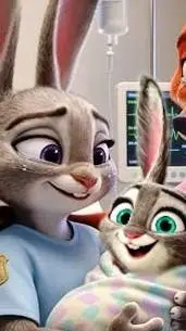 ai character: JUDY HOPPS  background