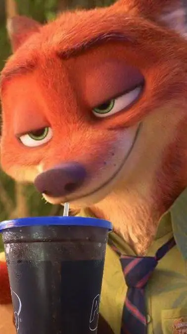 ai character: NICK WILDE TÁTA  background