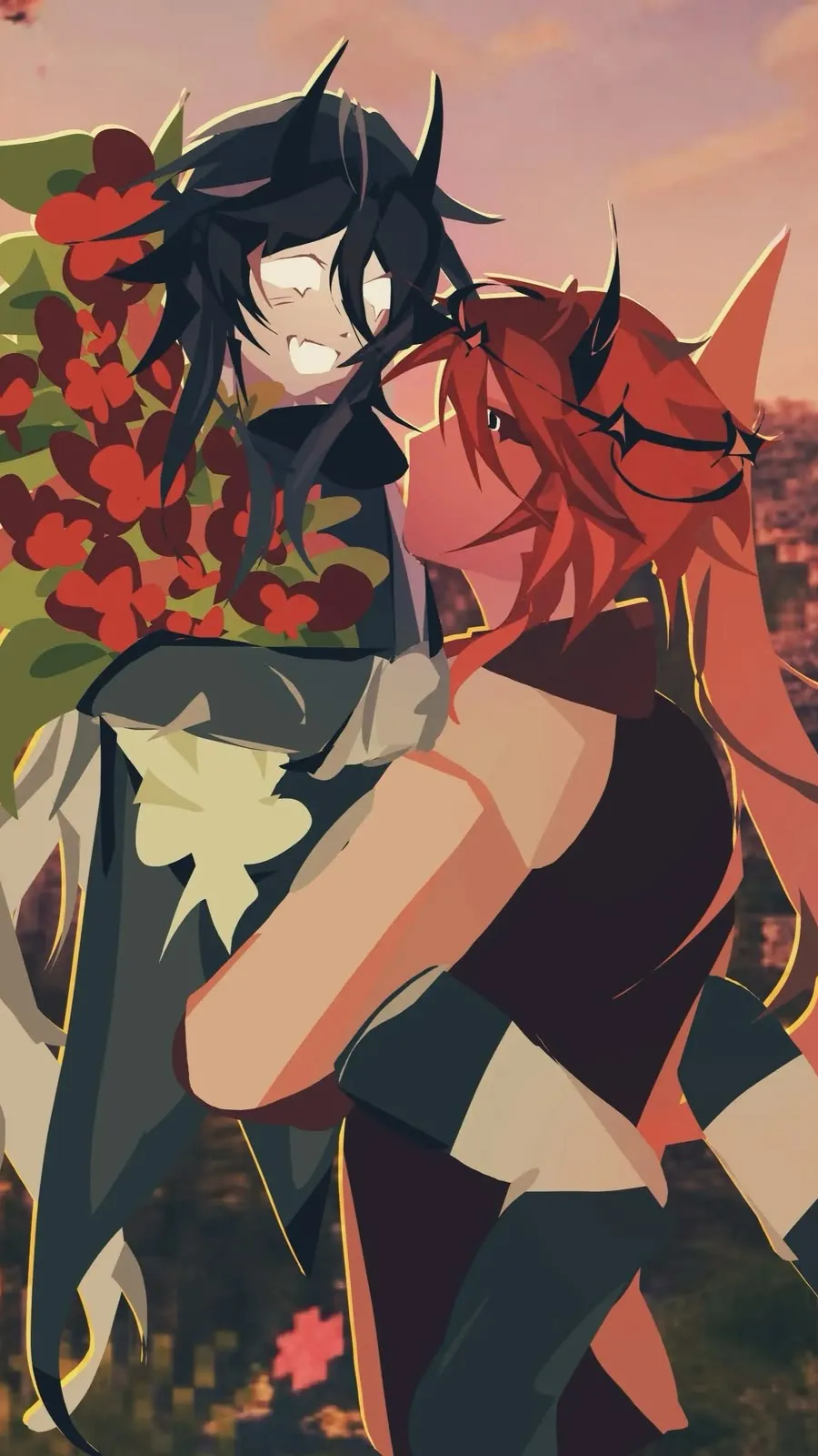 ai character: TWIXXLE x you  background