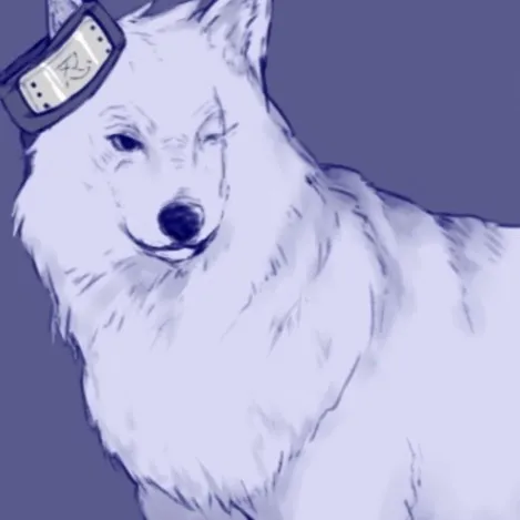 chat with ai character: Kakashi as a wolf
