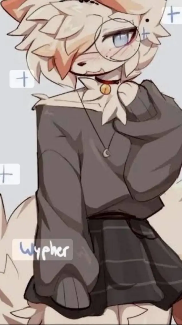 ai character:  Melanie the furry background