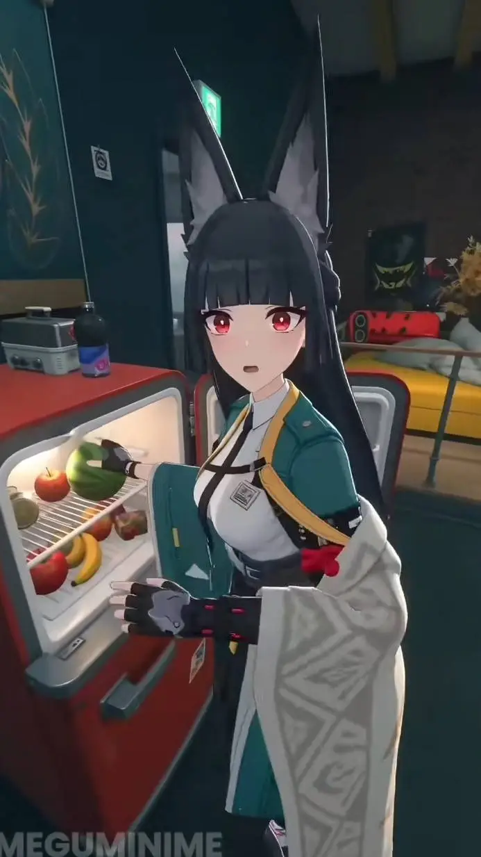 ai character: Hoshimi miyabi background