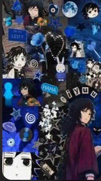 ai character: GIYUU 🩷🌊 background