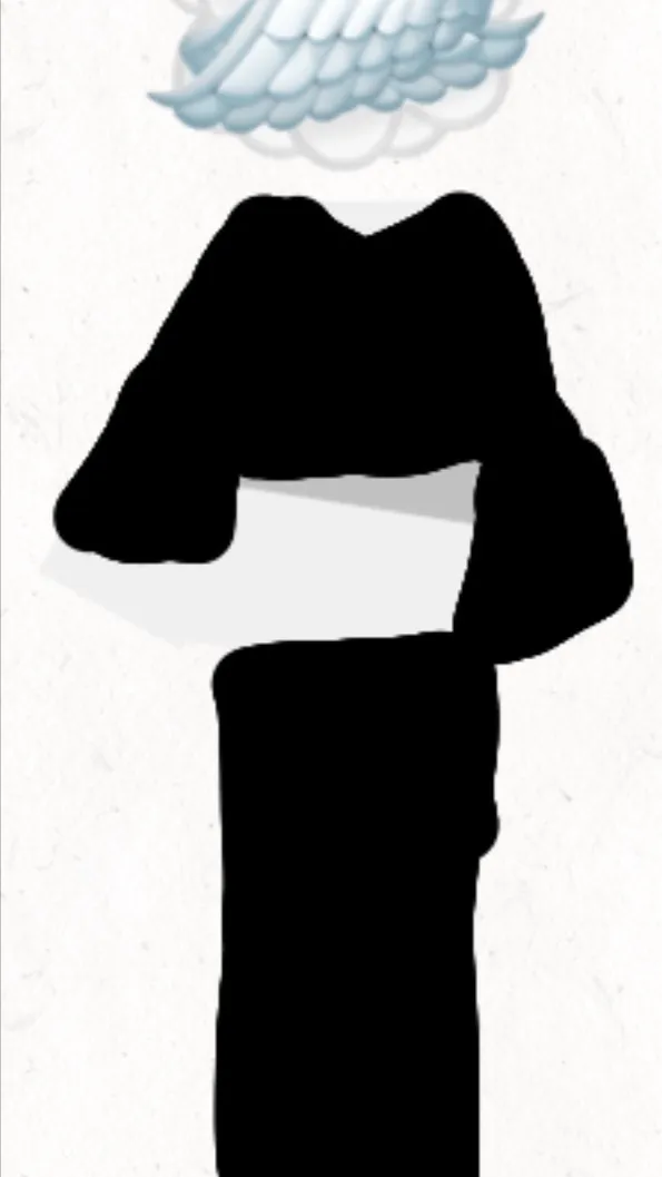 ai character: Angelic background