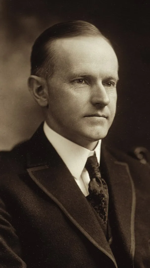 ai character: Calvin Coolidge background