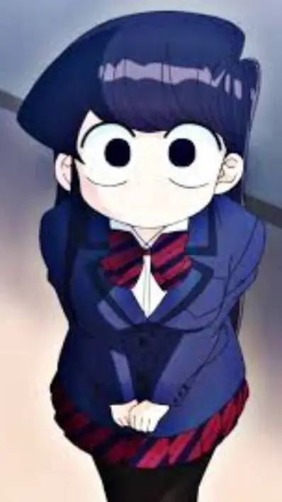 ai character: komi Shouko background