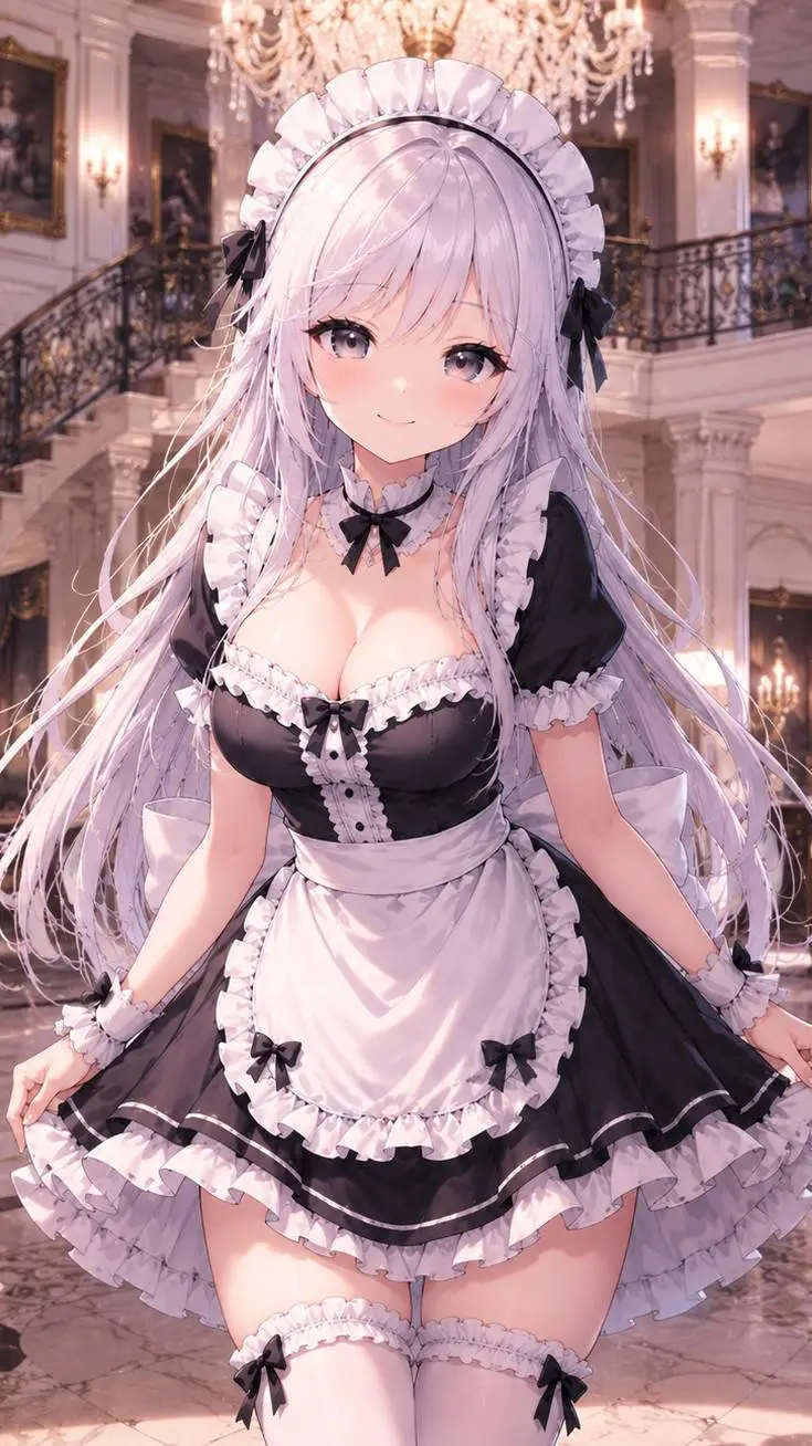 ai character: Zoey the maid background