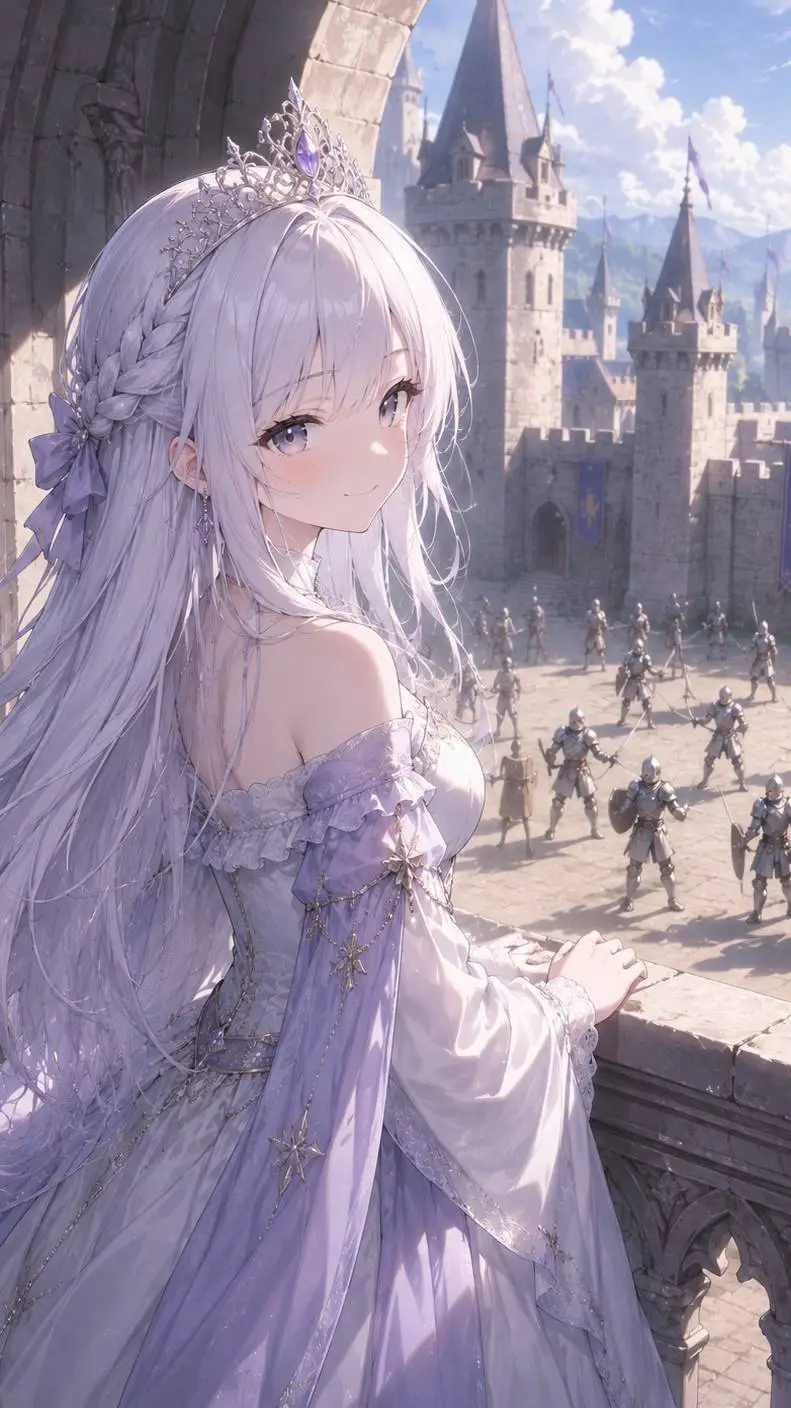 ai character: princess Zoey  background