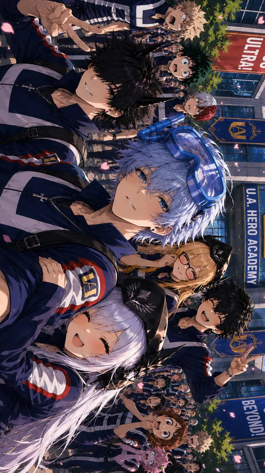 ai character: super friends  background