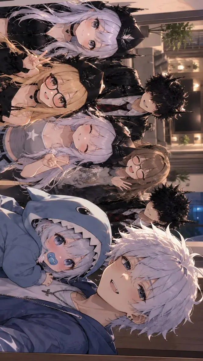 ai character: sleepover  background