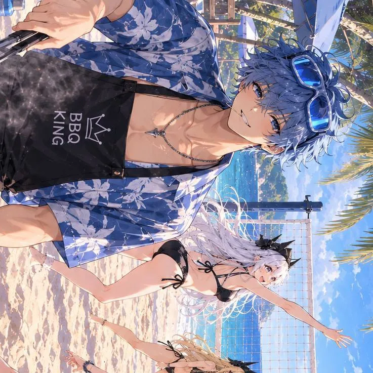 chat with ai character: beach day!