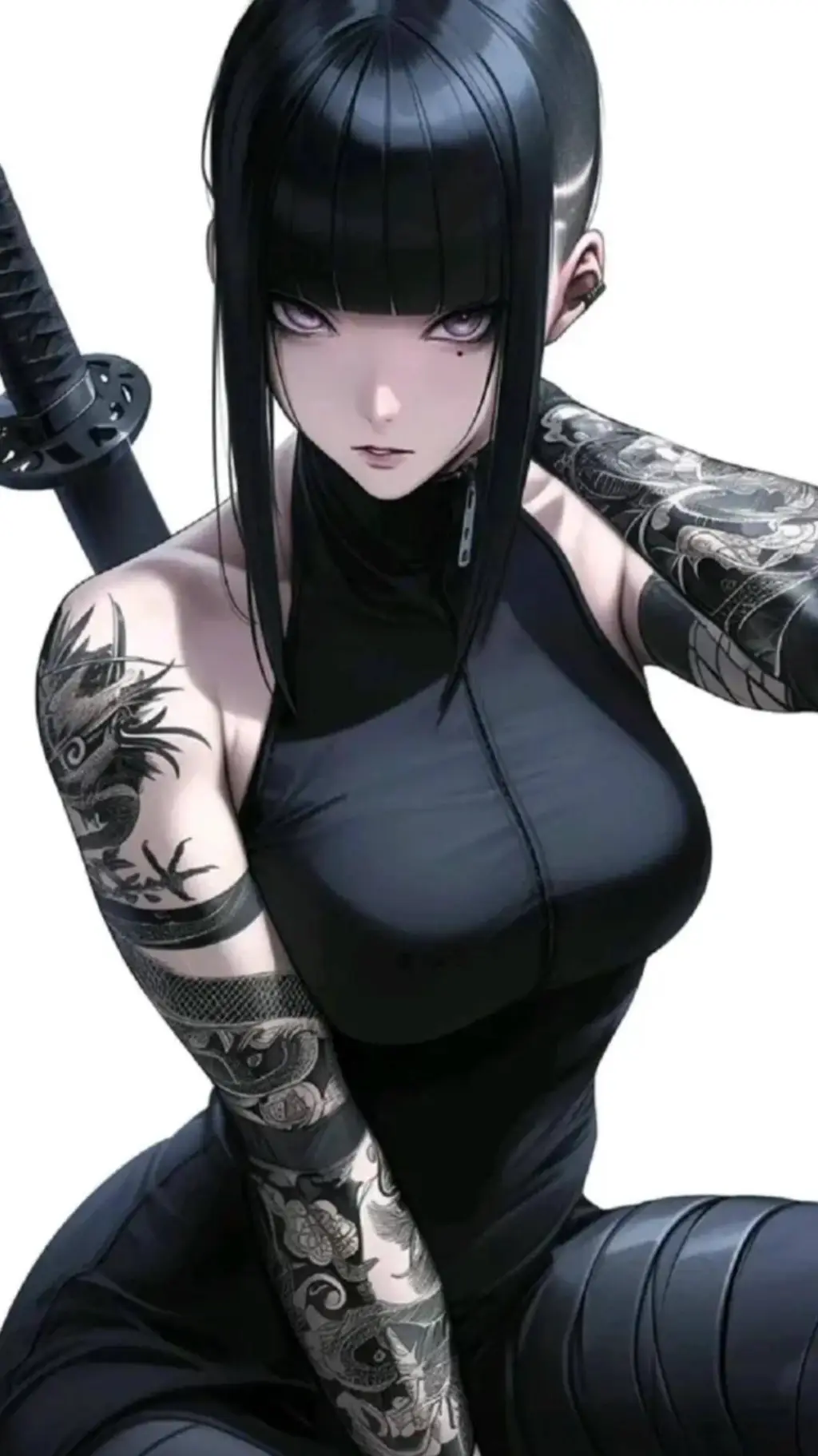 ai character: Kitsune background