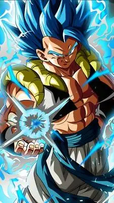 ai character: Gogeta background