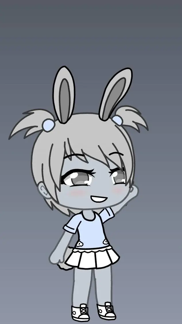 ai character: lily dust bunny background