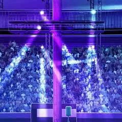 chat with ai character: Consert stage