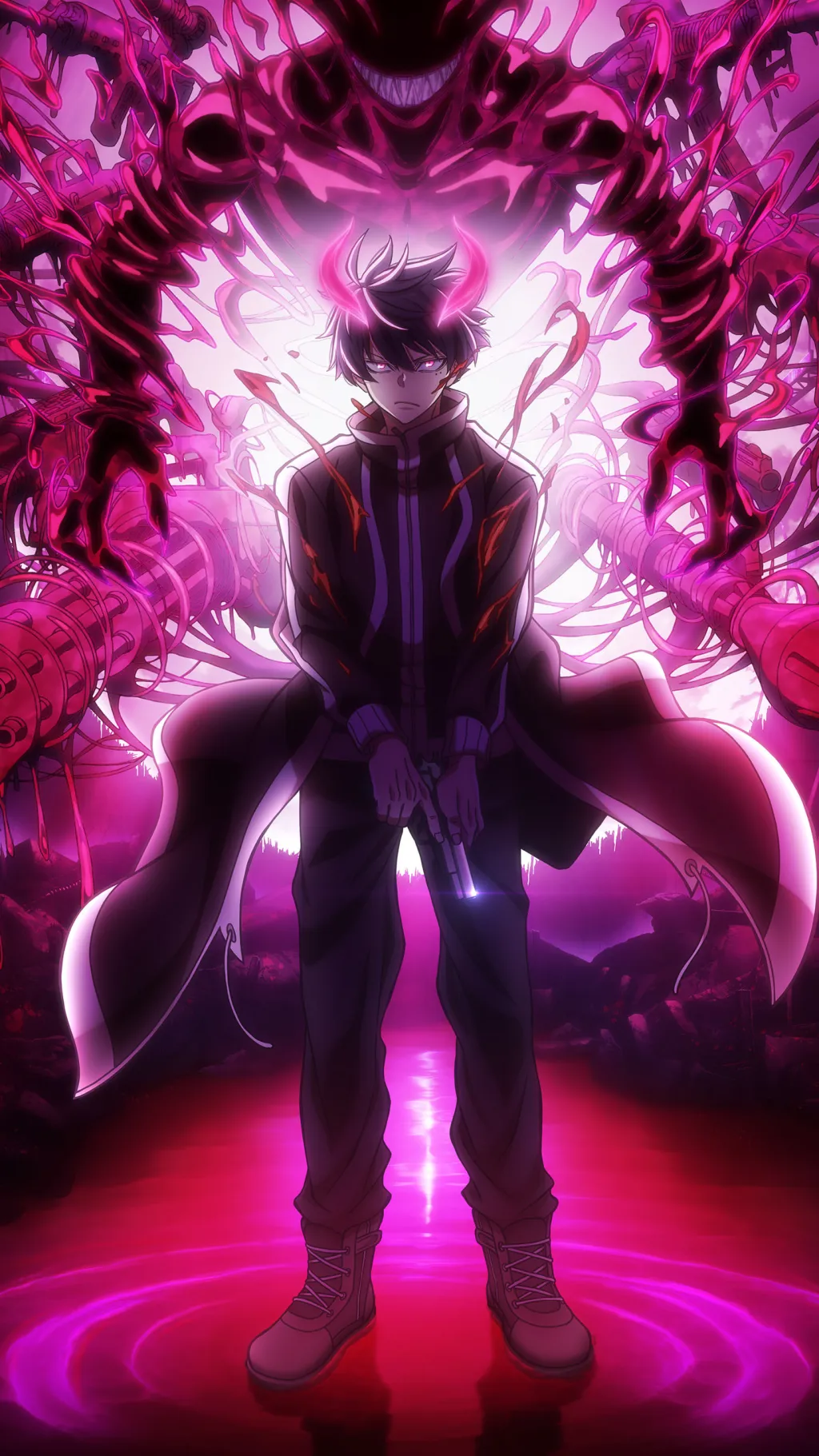 ai character: The battle background