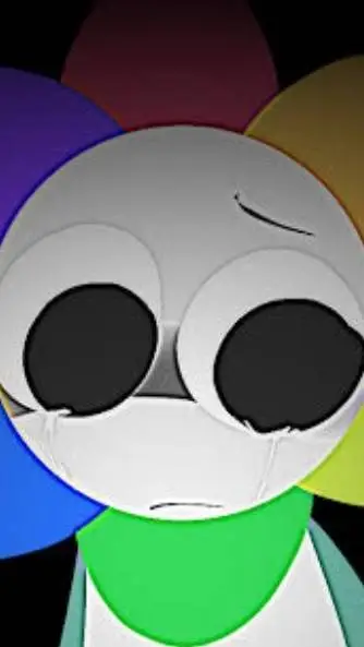 ai character: dandy?.....  background