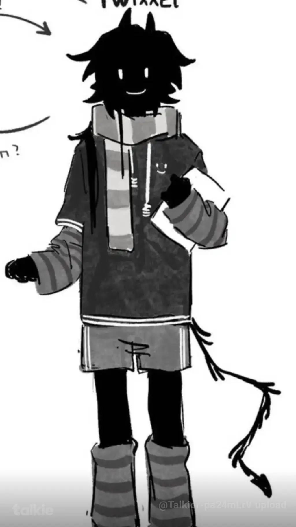 ai character: Twixxel  background