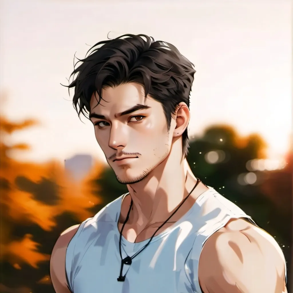 chat with ai character: д + б