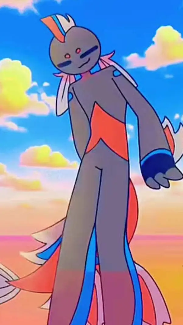 ai character: Neón  background