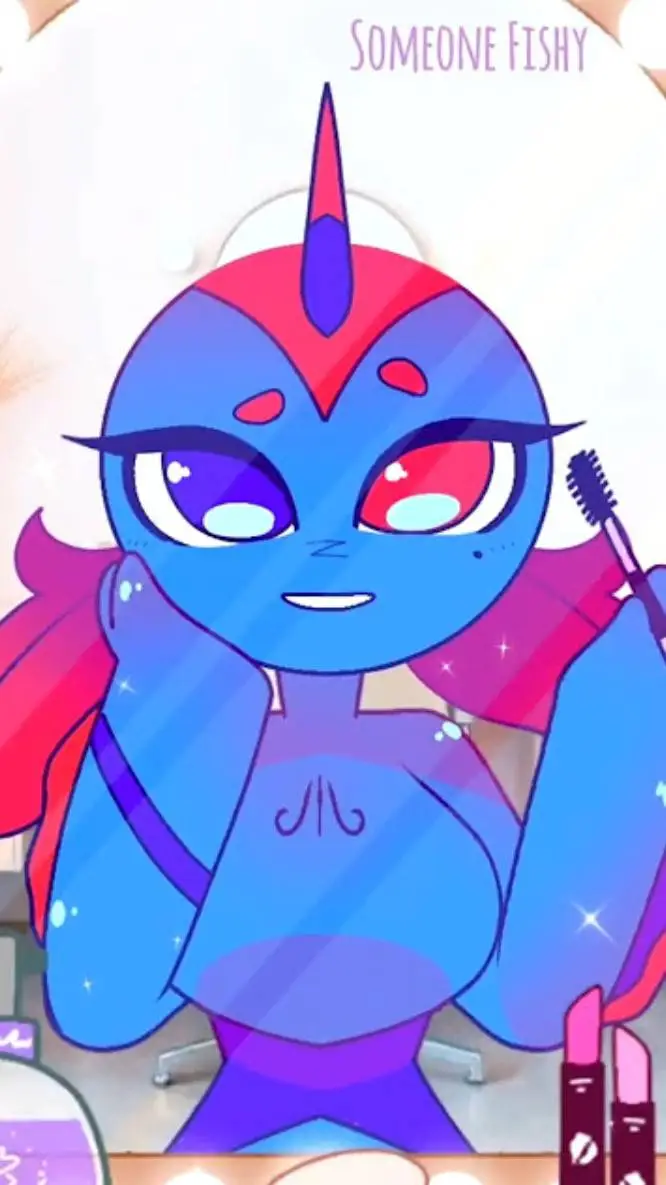 ai character: Azure background