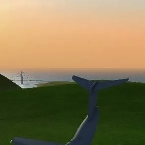 chat with ai character: crashing plane