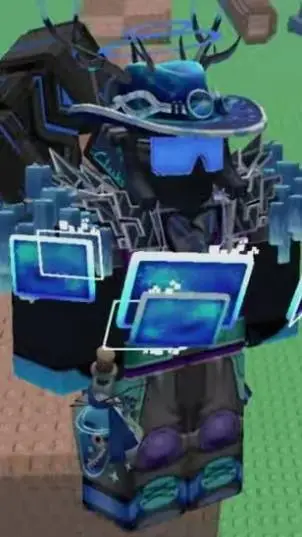 ai character: Roblox admin background