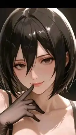 ai character: mikasa akerman  background