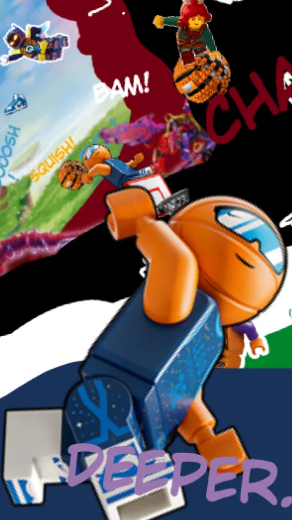 ai character: Basekit ball background