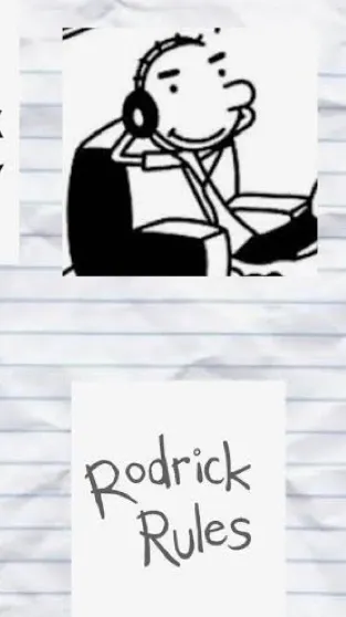ai character: Rodrick (au) background