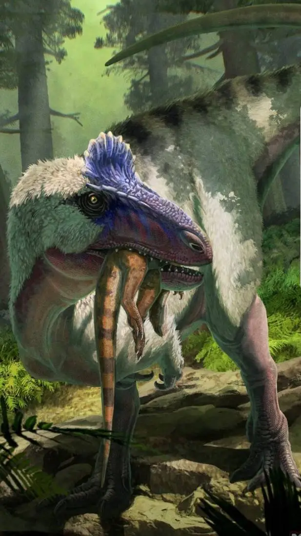 ai character: Cryolophosaurus background