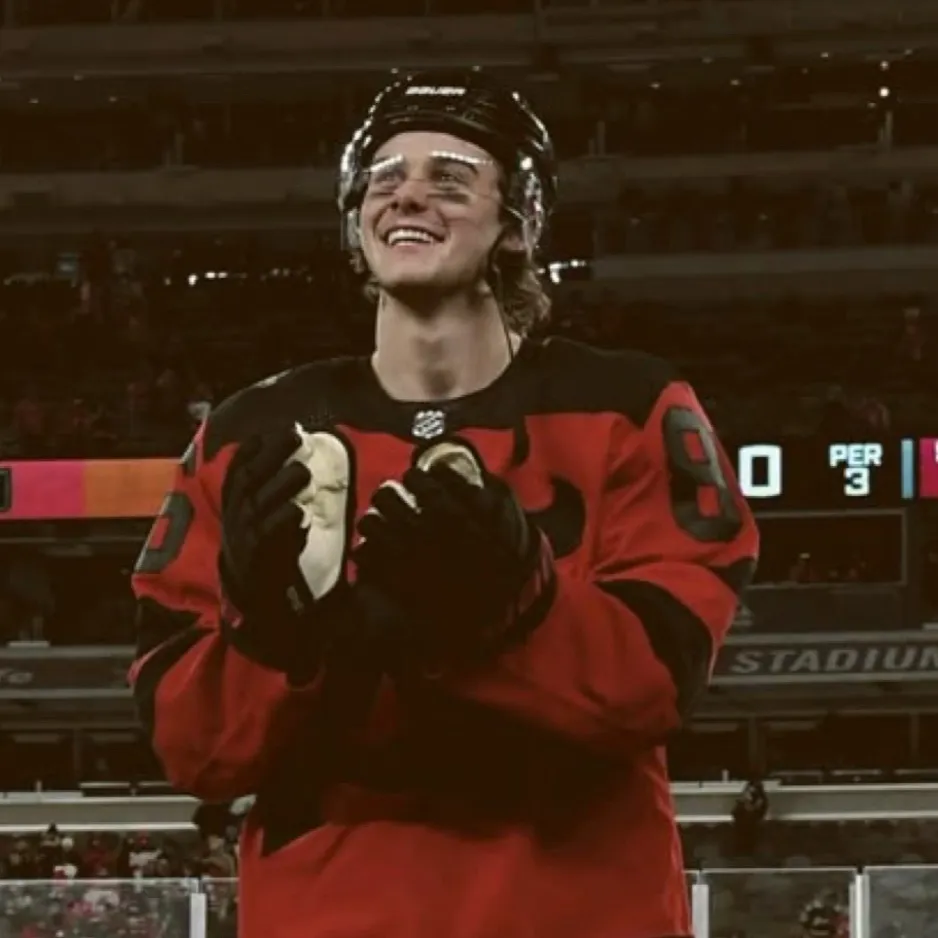 chat with ai character: Jack Hughes 