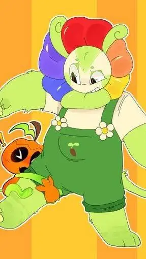 ai character: Dw halloween background