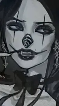 ai character: laughing Jill  background