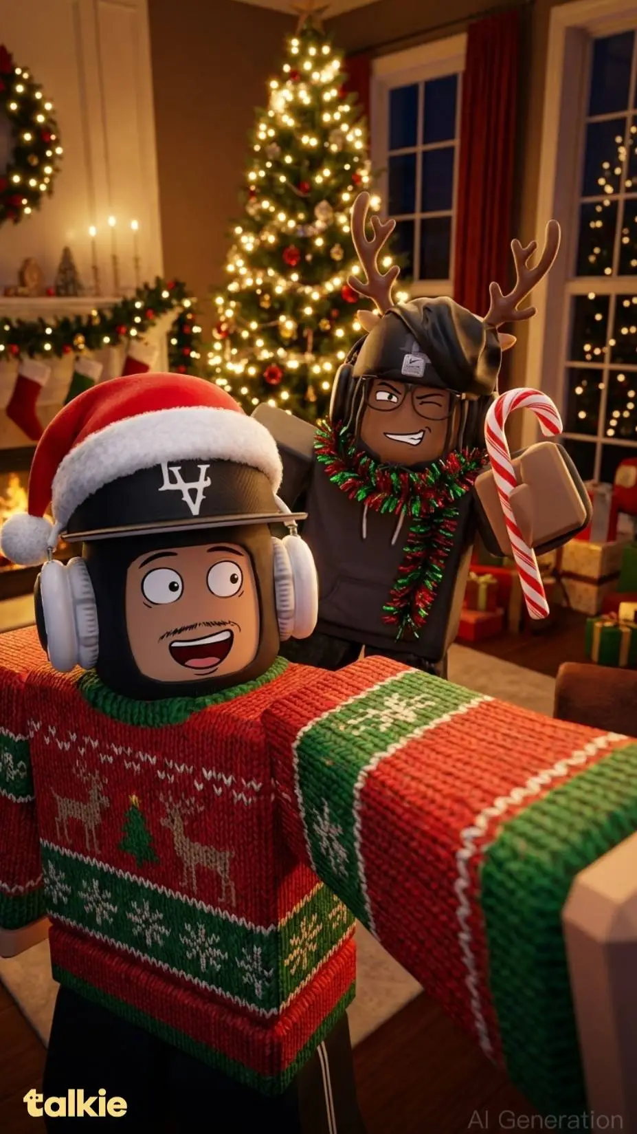 ai character: Matthew and James background