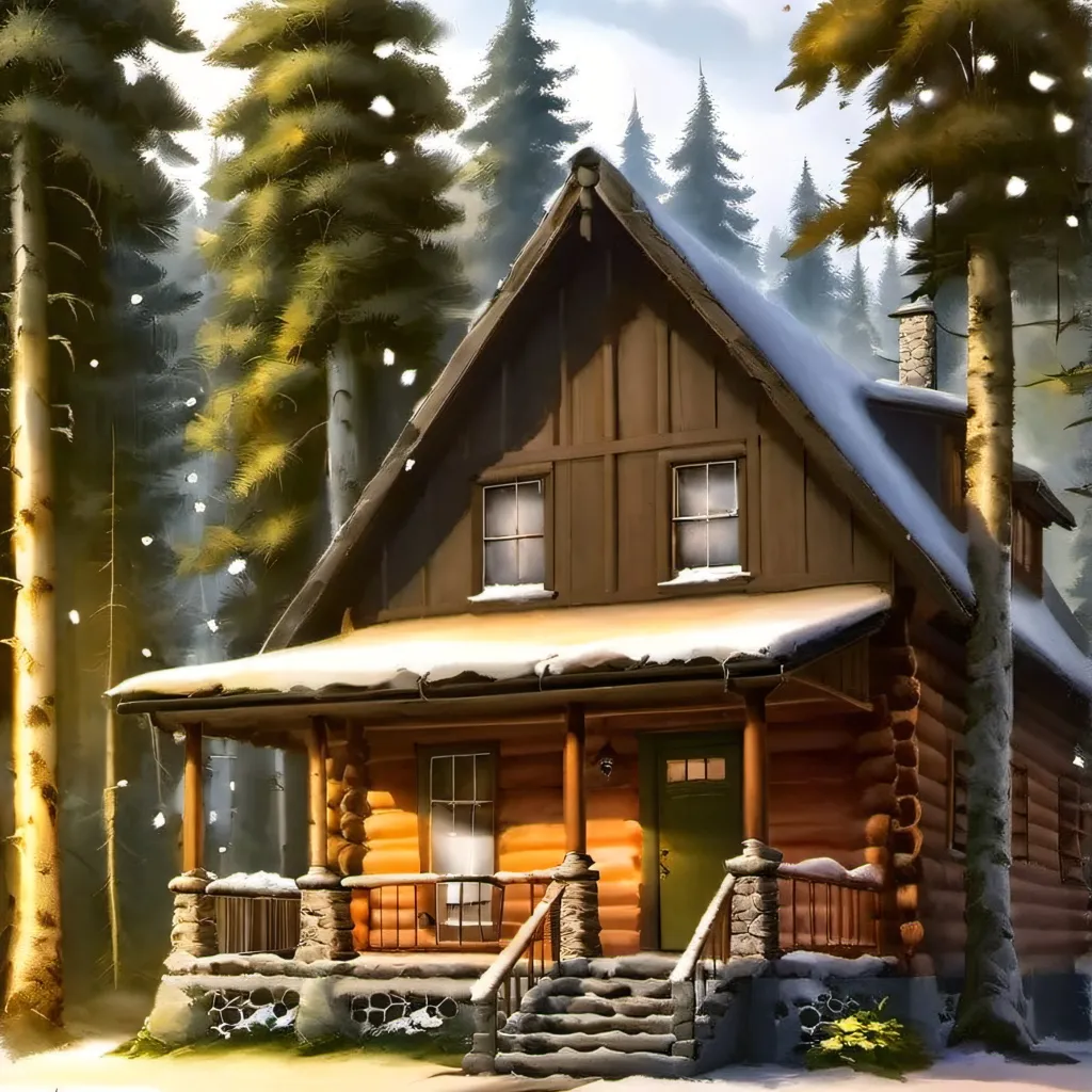 chat with ai character: mha snowy cabin 